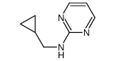 2-Pyrimidinamine, N-(cyclopropylmethyl)- (9CI) structure