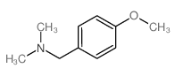 4-甲氧基-N,N-二甲基-苯甲胺结构式