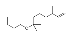 7-butoxy-3,7-dimethyloct-1-ene结构式