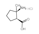 顺-2-氨基-2-甲基环戊烷羧酸 盐酸盐结构式