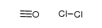 dichlorine compound with methylidyne-l3-oxidane (1:1) Structure