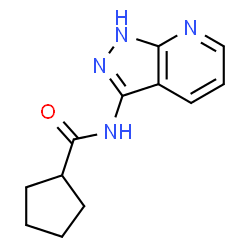 N-(1H-Pyrazolo[3,4-b]pyridin-3-yl)cyclopentanecarboxamide picture