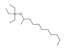 triethyl(undecan-2-yloxy)silane Structure