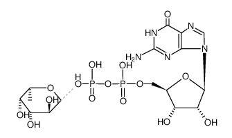 Guanosine 5'-Pyrophosphate Ester 6-Deoxytalose Structure