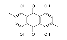 1,4,5,8-tetrahydroxy-2,6-dimethyl-anthraquinone Structure