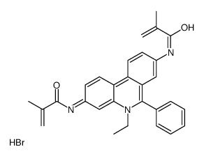 ETHIDIUM BROMIDE-N N'-BISMETHACRYLAMIDE structure