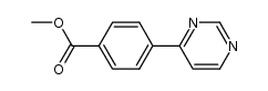 methyl 4-(4-pyrimidinyl)benzoate结构式