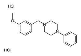 1-[(3-methoxyphenyl)methyl]-4-phenylpiperazine,dihydrochloride Structure