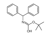 tert-butyl N-benzhydrylcarbamate Structure