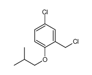 4-Chloro-2-(chloromethyl)-1-isobutoxybenzene结构式