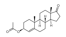 3β-Aecetoxy-4-androsten-17-on结构式