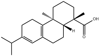 Abieta-8,13-dien-19-oic acid structure