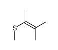 2-methyl-3-methylsulfanylbut-2-ene结构式