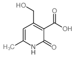 4-HYDROXYMETHYL-6-METHYL-2(1H)-PYRIDONE-3-CARBOXYLIC ACID结构式