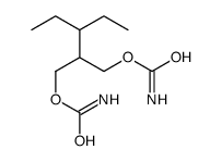 [2-(carbamoyloxymethyl)-3-ethylpentyl] carbamate结构式