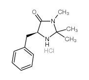 (5S)-2,2,3-三甲基-5-苄基-4-咪唑啉酮单盐酸盐结构式