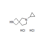 6-Cyclopropyl-2,6-diazaspiro[3.4]octane Dihydrochloride Structure