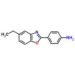 4-(5-ETHYL-BENZOOXAZOL-2-YL)-PHENYLAMINE structure