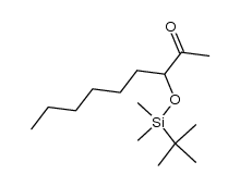 (+/-)-3-[(tert-butyldimethylsilyl)oxy]nonan-2-one结构式