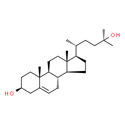 26,27-Dinorergost-5-ene-3β,24-diol结构式