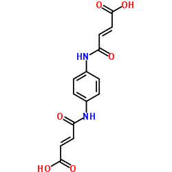 3-[4-(3-CARBOXY-ACRYLOYLAMINO)-PHENYLCARBAMOYL]-ACRYLIC ACID结构式