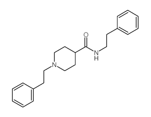 N,1-diphenethylpiperidine-4-carboxamide结构式