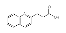 2-Quinolinepropanoic acid structure