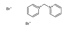 1-(pyridin-1-ium-1-ylmethyl)pyridin-1-ium,dibromide Structure