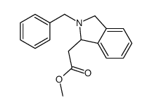 2-(2-苄基异吲哚啉-1-基)乙酸甲酯结构式