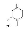 [(2S)-1-methyl-2-piperazinyl]methanol Structure