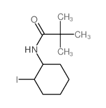 N-(2-iodocyclohexyl)-2,2-dimethyl-propanamide structure