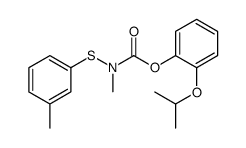 (2-propan-2-yloxyphenyl) N-methyl-N-(3-methylphenyl)sulfanylcarbamate Structure