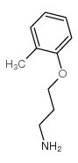 3-(2-甲基苯氧基)丙胺结构式