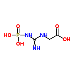 2-[[amino-(phosphonoamino)methylidene]amino]acetic acid结构式