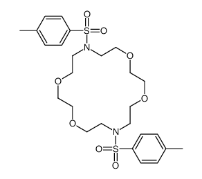 7,16-bis[(4-Methylphenyl)sulfonyl]-1,4,10,13-tetraoxa-7,16-diazacyclooctadecane structure