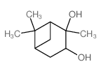 Bicyclo(3.1.1)heptane-2,3-diol, 2,6,6-trimethyl- Structure