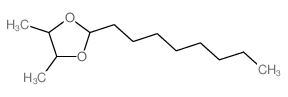 4,5-dimethyl-2-octyl-1,3-dioxolane结构式