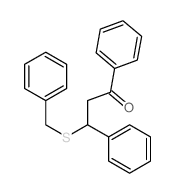 3-benzylsulfanyl-1,3-diphenyl-propan-1-one Structure