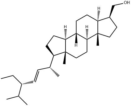 (22E)-A-Nor-5α-stigmast-22-ene-3β-methanol结构式