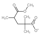 methyl 2,4-dimethyl-4-nitro-pentanoate Structure