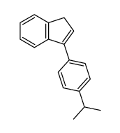 3-(4-isopropylphenyl)-1H-indene结构式