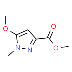 Methyl 5-methoxy-1-methyl-1H-pyrazole-3-carboxylate structure