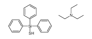 N,N-diethylethanamine,triphenyl(sulfanyl)silane Structure