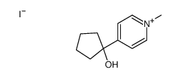 1-(1-methylpyridin-1-ium-4-yl)cyclopentan-1-ol,iodide结构式