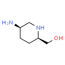 2-Piperidinemethanol,5-amino-,(2R,5R)-rel-(9CI)结构式