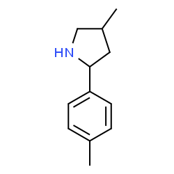 Pyrrolidine, 4-methyl-2-(4-methylphenyl)- (9CI) Structure