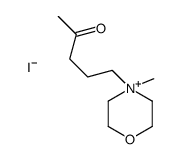 5-(4-methylmorpholin-4-ium-4-yl)pentan-2-one,iodide Structure