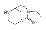 1,3,7-Triazabicyclo[4.3.1]decan-2-one,3-ethyl-(9CI) Structure