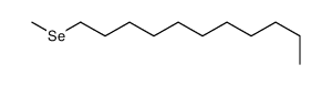 1-methylselanylundecane Structure