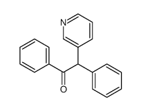 1,2-diphenyl-2-pyridin-3-ylethanone Structure